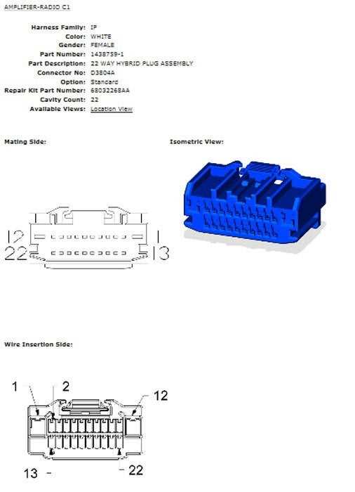 2011 ram 1500 radio wiring diagram