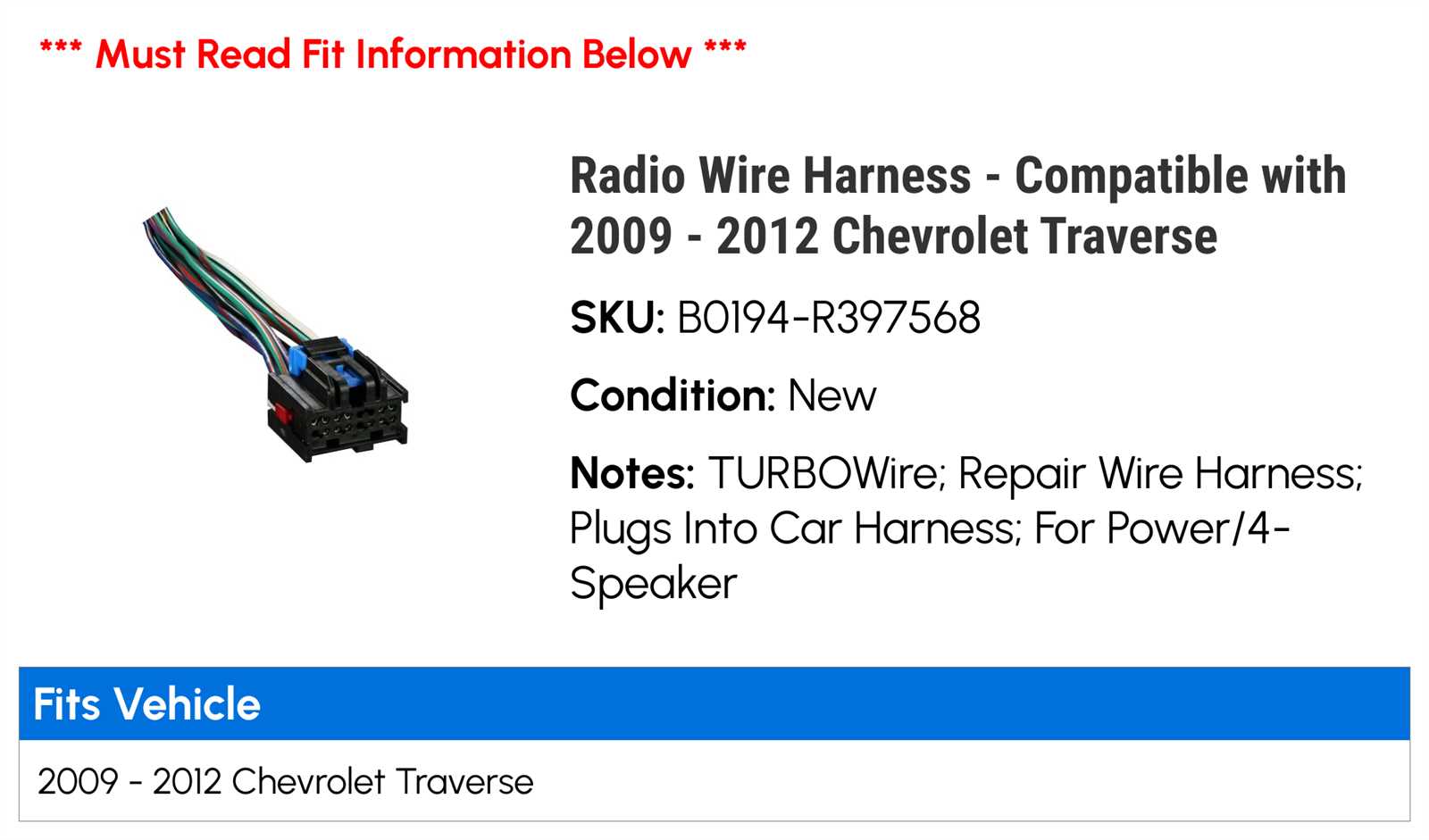 2012 chevy traverse radio wiring diagram