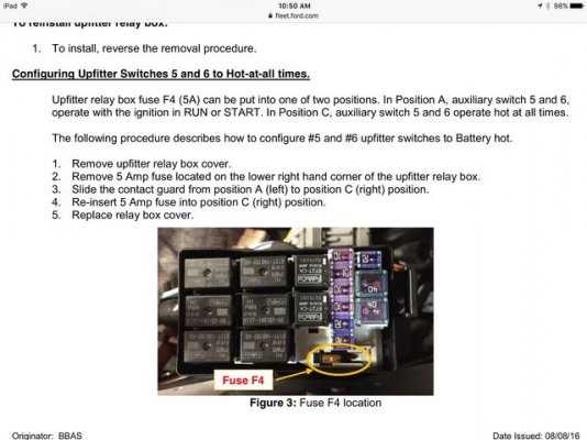 2012 f250 upfitter switch wiring diagram