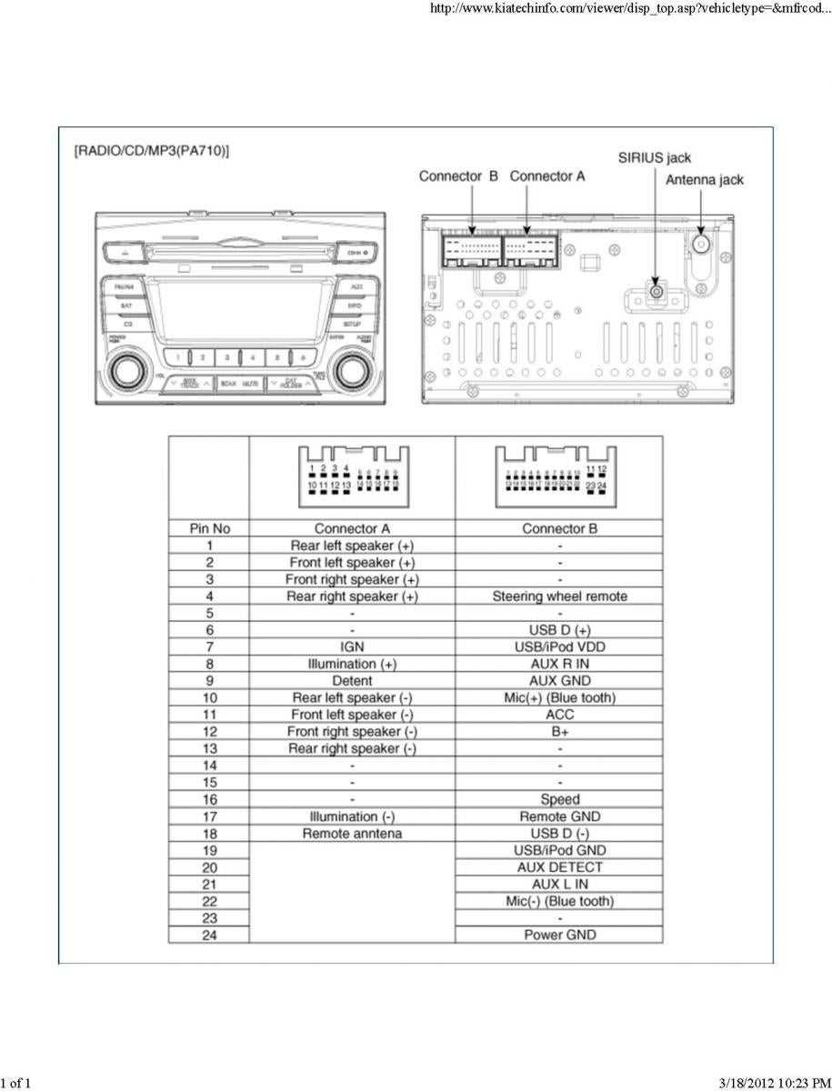 2013 kia optima stereo wiring diagram