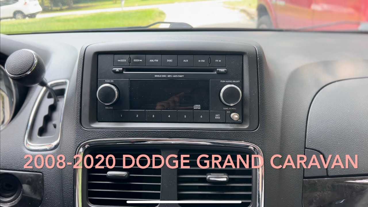 2013 dodge caravan radio wiring diagram