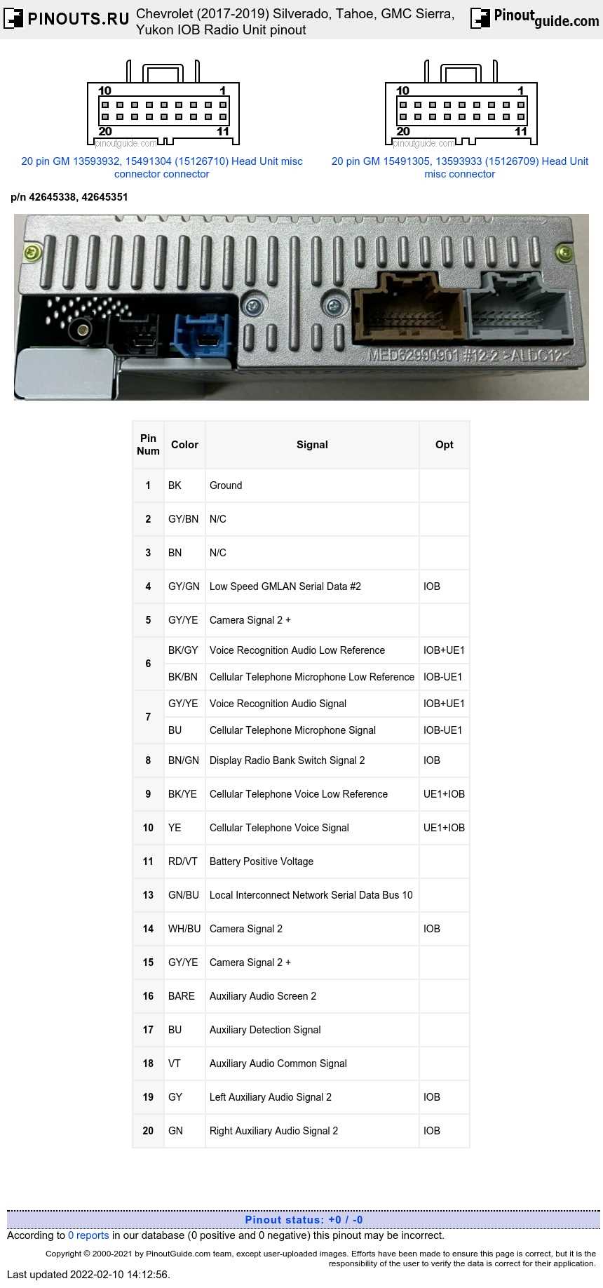 2018 silverado radio wiring diagram