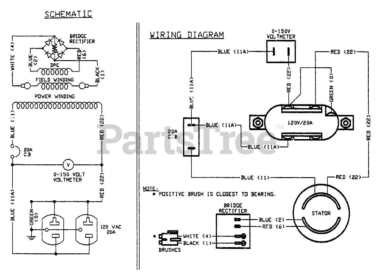 generator wiring diagram and electrical schematics