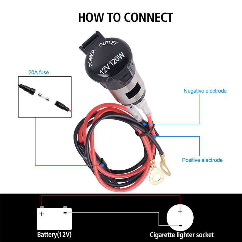 wiring diagram for cigarette lighter plug