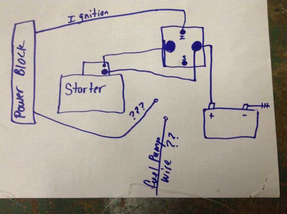 ford ranger starter wiring diagram