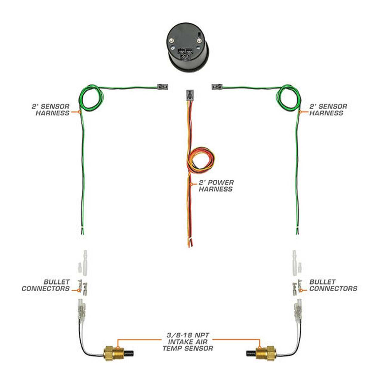 glowshift trans temp gauge wiring diagram