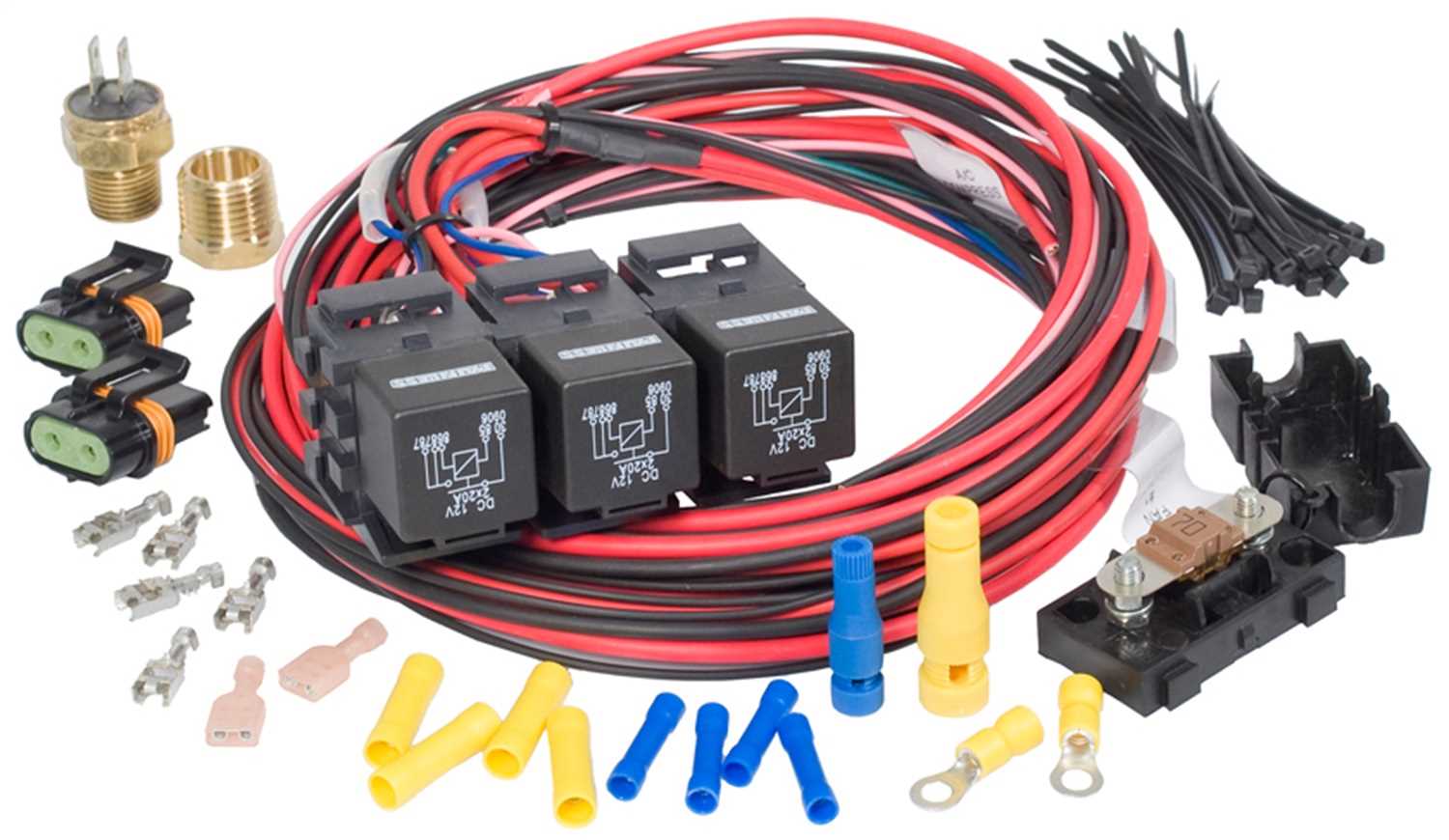 electric fan wiring diagram with relay