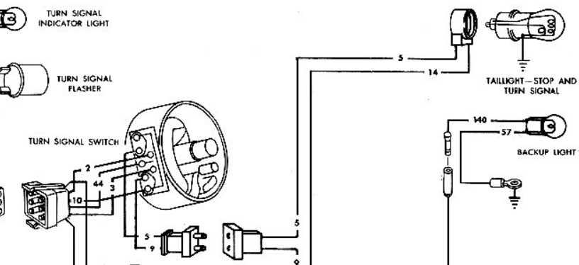 brake light turn signal wiring diagram