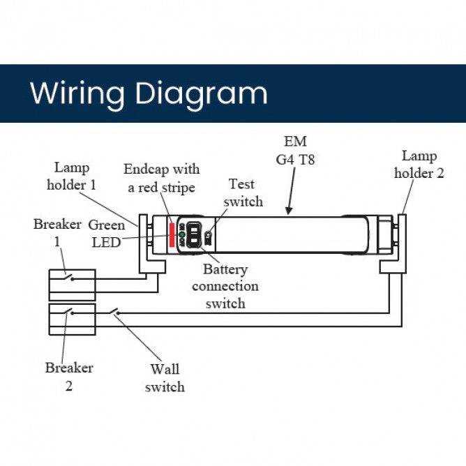 wiring diagram for emergency ballast