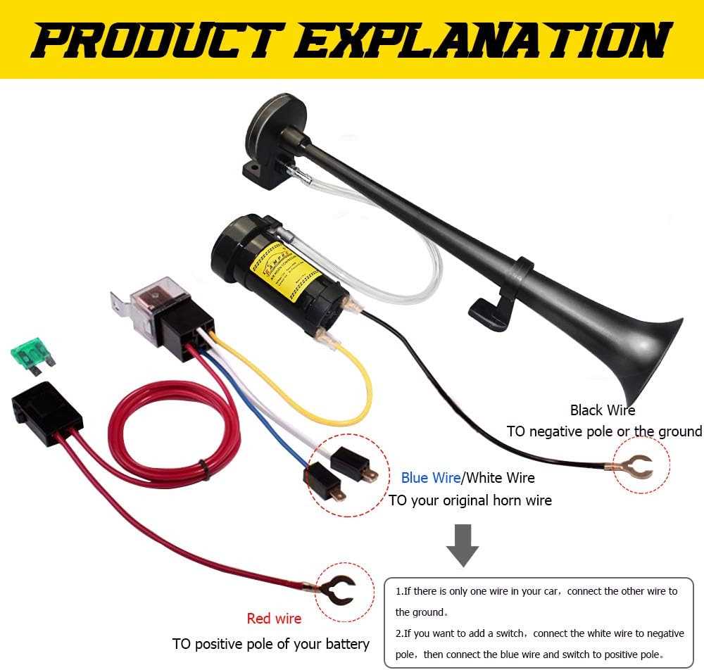 car horn wiring diagram