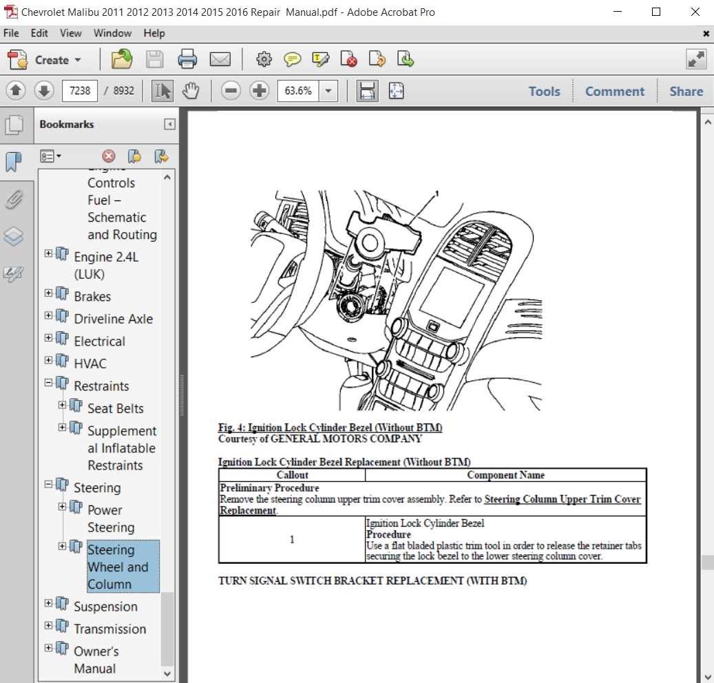 2011 chevy malibu wiring diagram