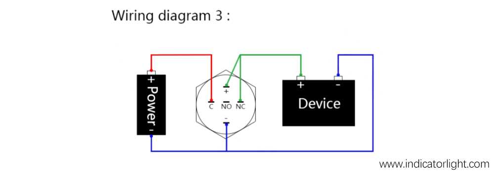 3 pin push button switch wiring diagram