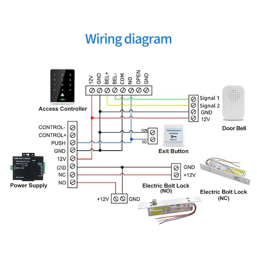 magnetic lock wiring diagram