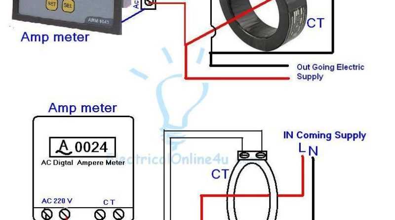 wiring diagram for ammeter