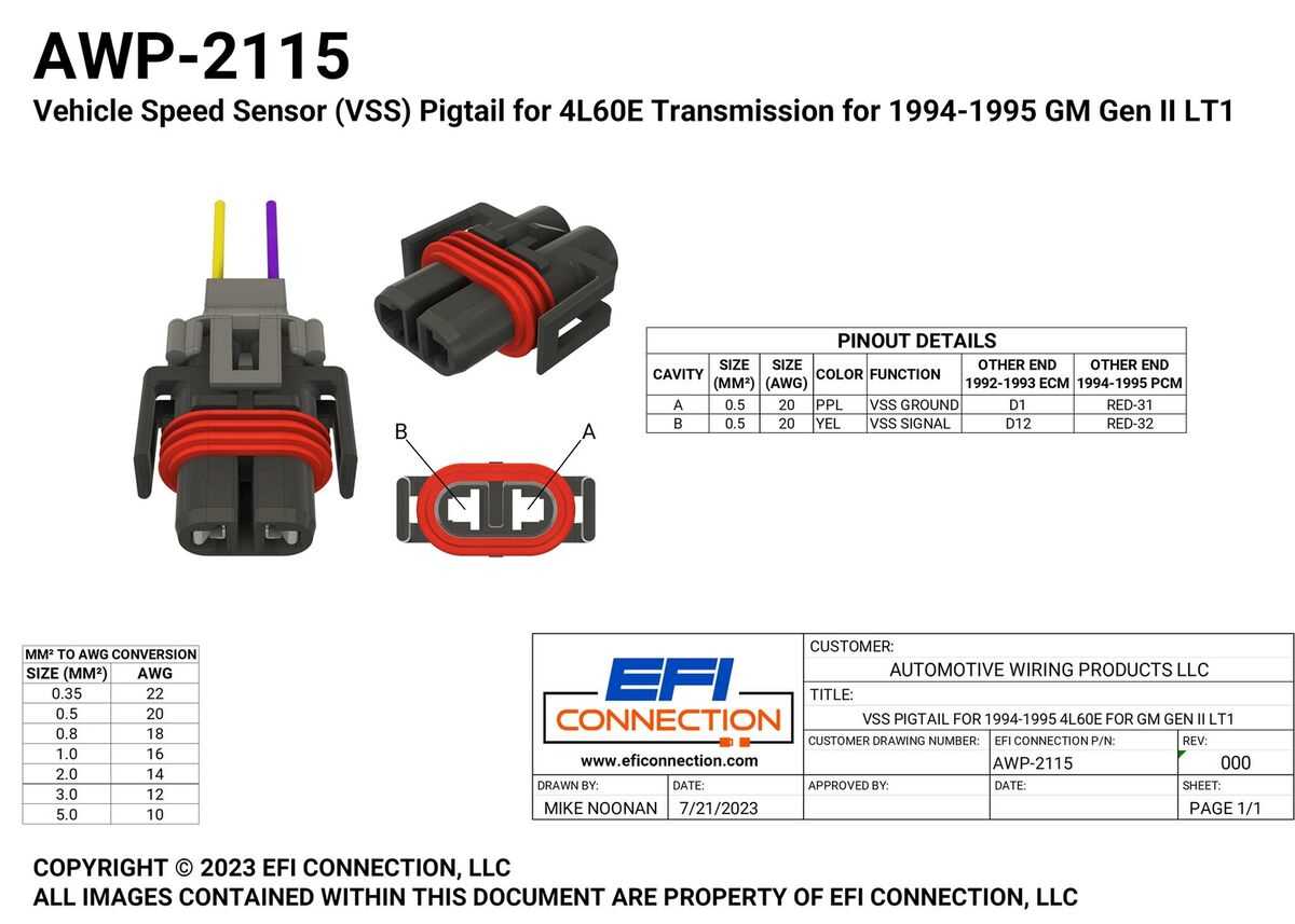 4l80e speed sensor wiring diagram