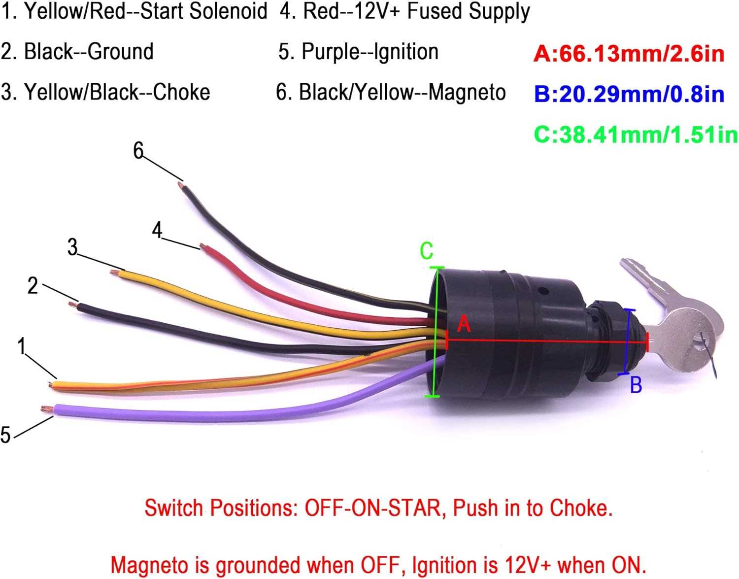 wiring diagram for mercury ignition switch