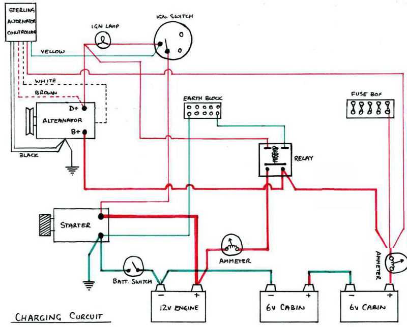 amp meter ammeter gauge wiring diagram