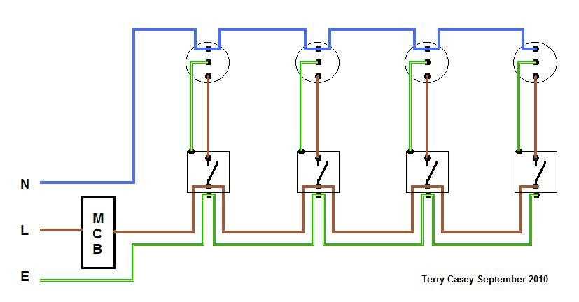 wiring diagram house lights