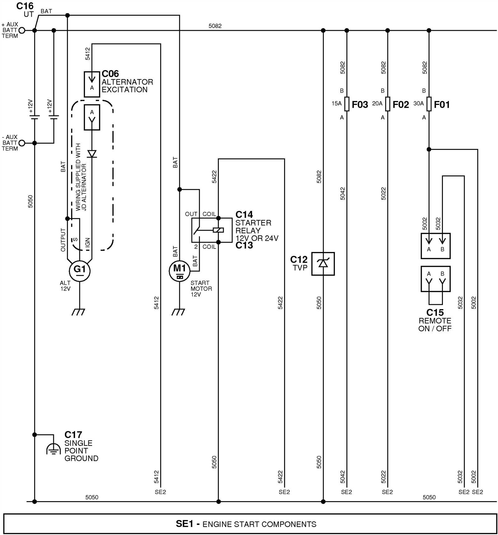 john deere a wiring diagram