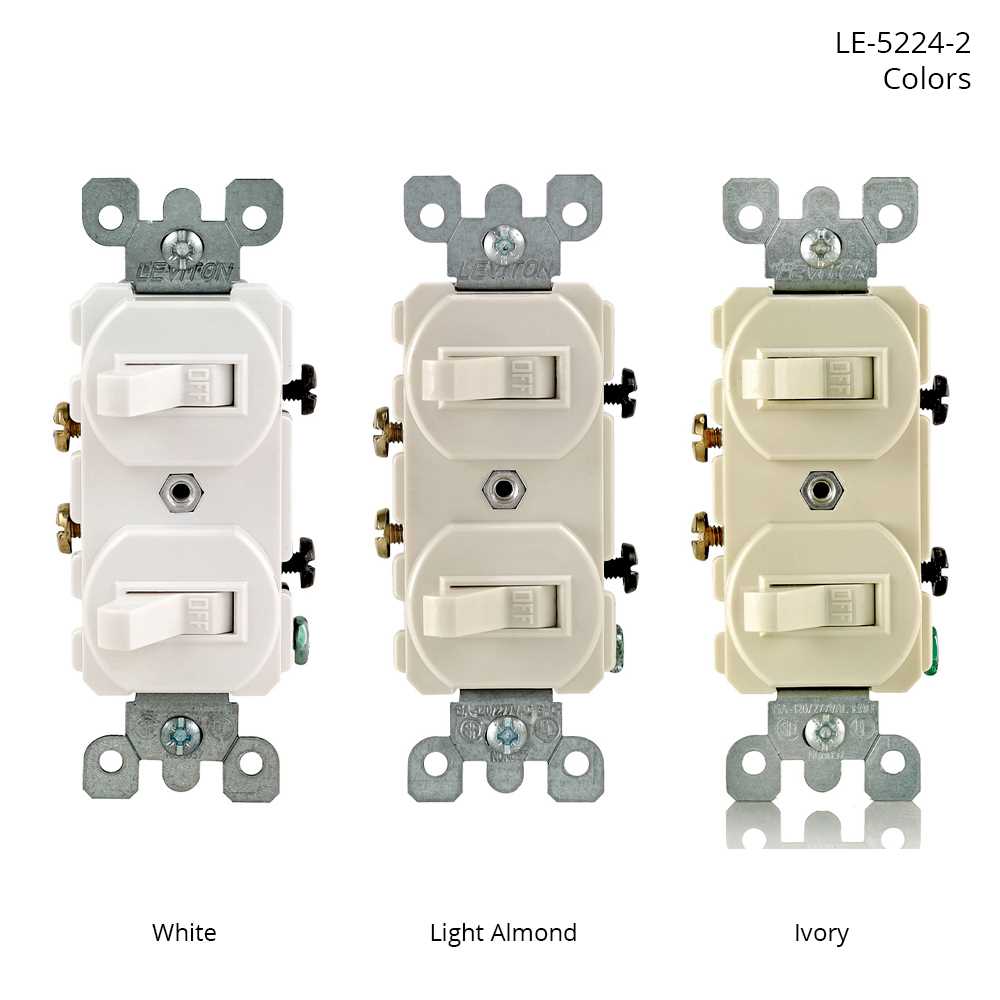 leviton double pole switch wiring diagram