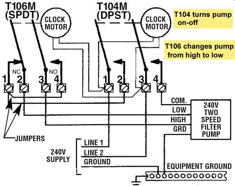 220v pool pump wiring diagram