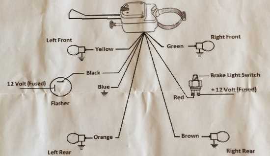 aftermarket turn signal wiring diagram