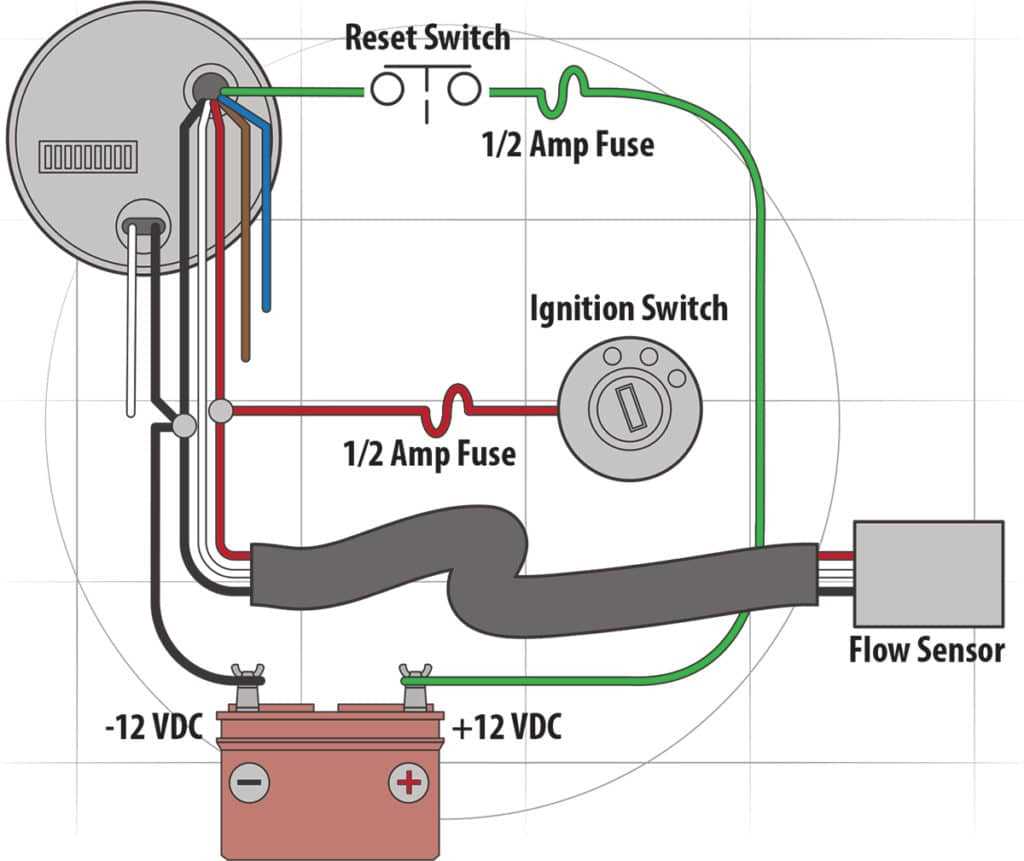 boat gas gauge wiring diagram