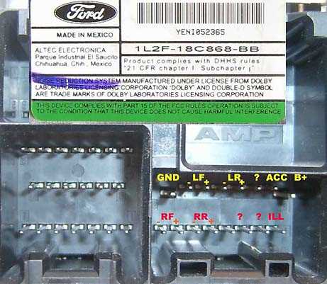 2000 ford mustang wiring diagram for radio