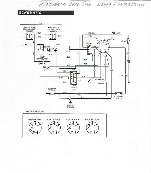 mower 6 prong ignition switch wiring diagram