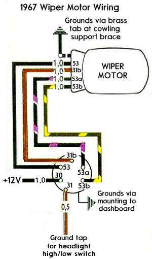 ford wiper switch wiring diagram