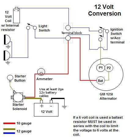 wiring diagram for ford 8n 12 volt