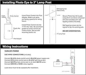 outdoor lamp post wiring diagram