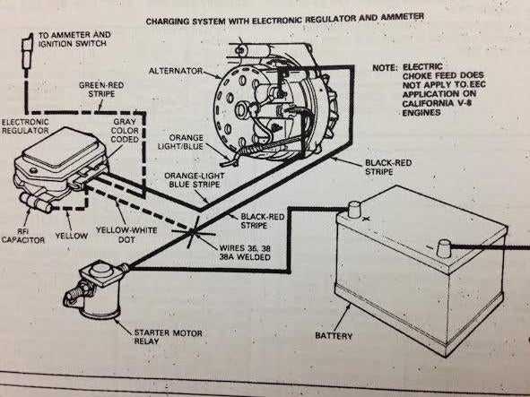 ford voltage regulator wiring diagram