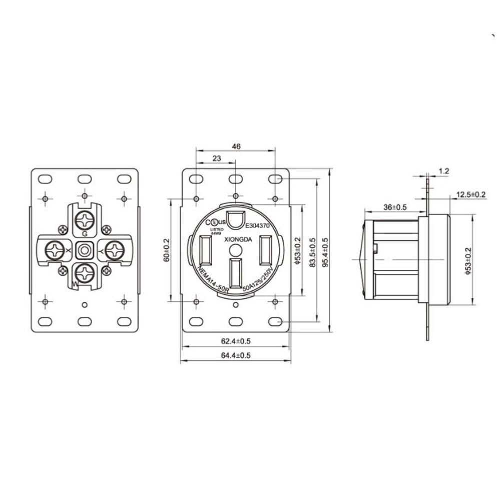 nema 14 50r wiring diagram