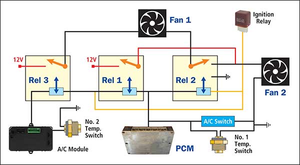 2 speed electric fan wiring diagram