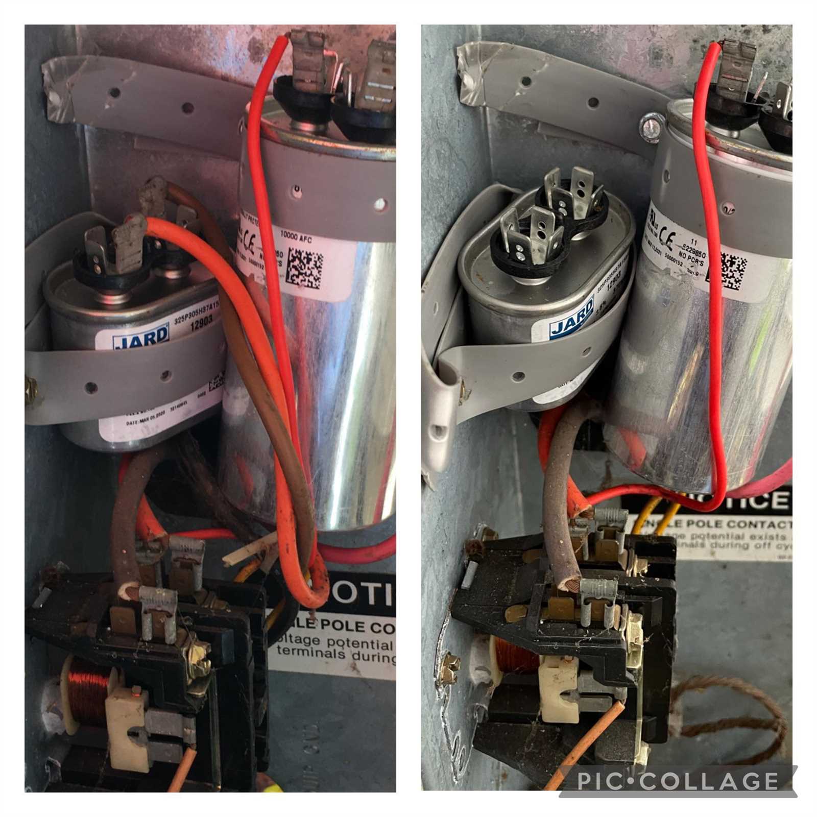 ac condenser fan wiring diagram