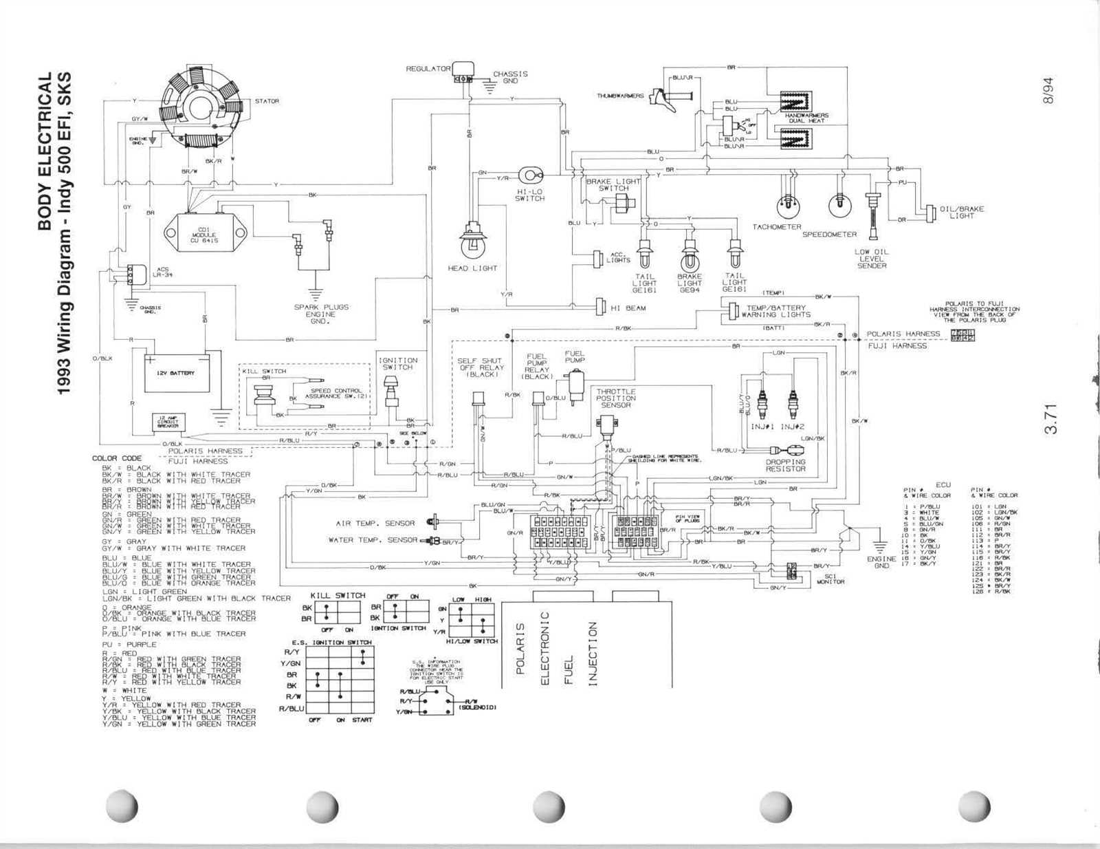 polaris ignition switch wiring diagram