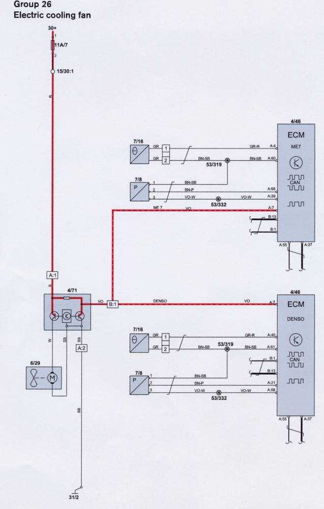 electric cooling fan wiring diagram