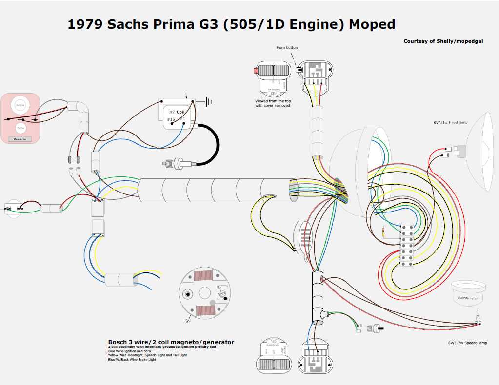 50cc scooter wiring diagram