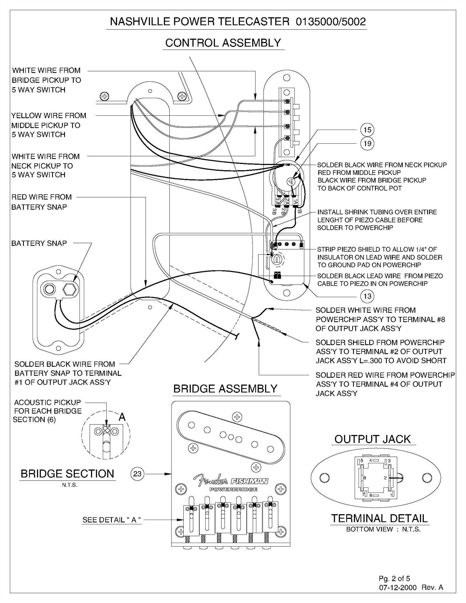 telecaster wiring diagram