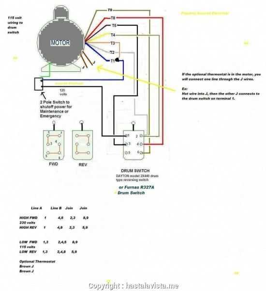 3 phase motor wiring diagram 9 leads