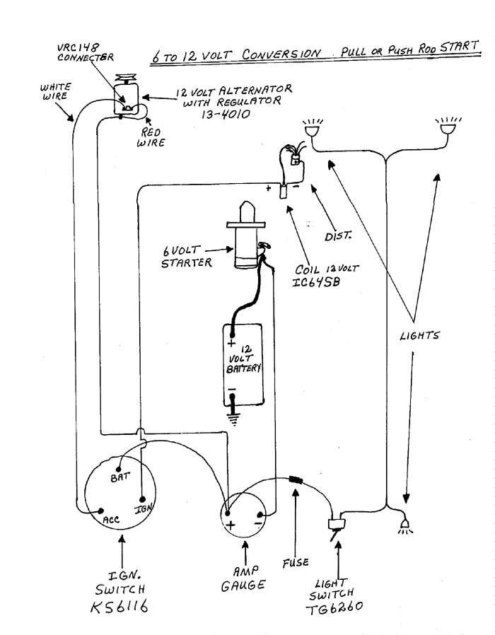 12 volt alternator wiring diagram