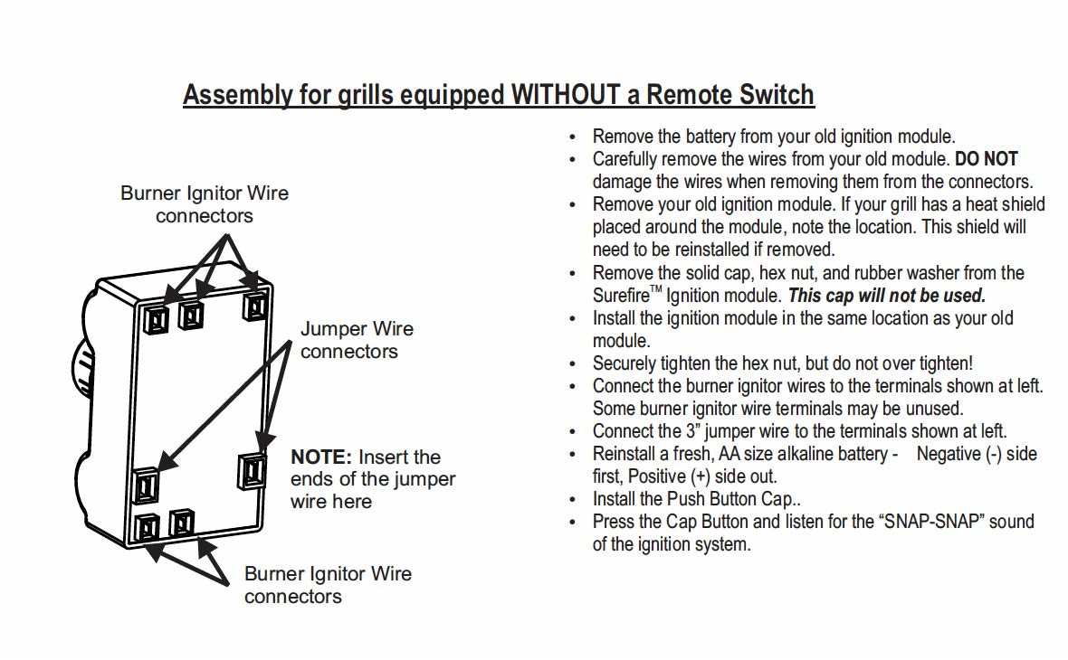 char broil igniter wiring diagram