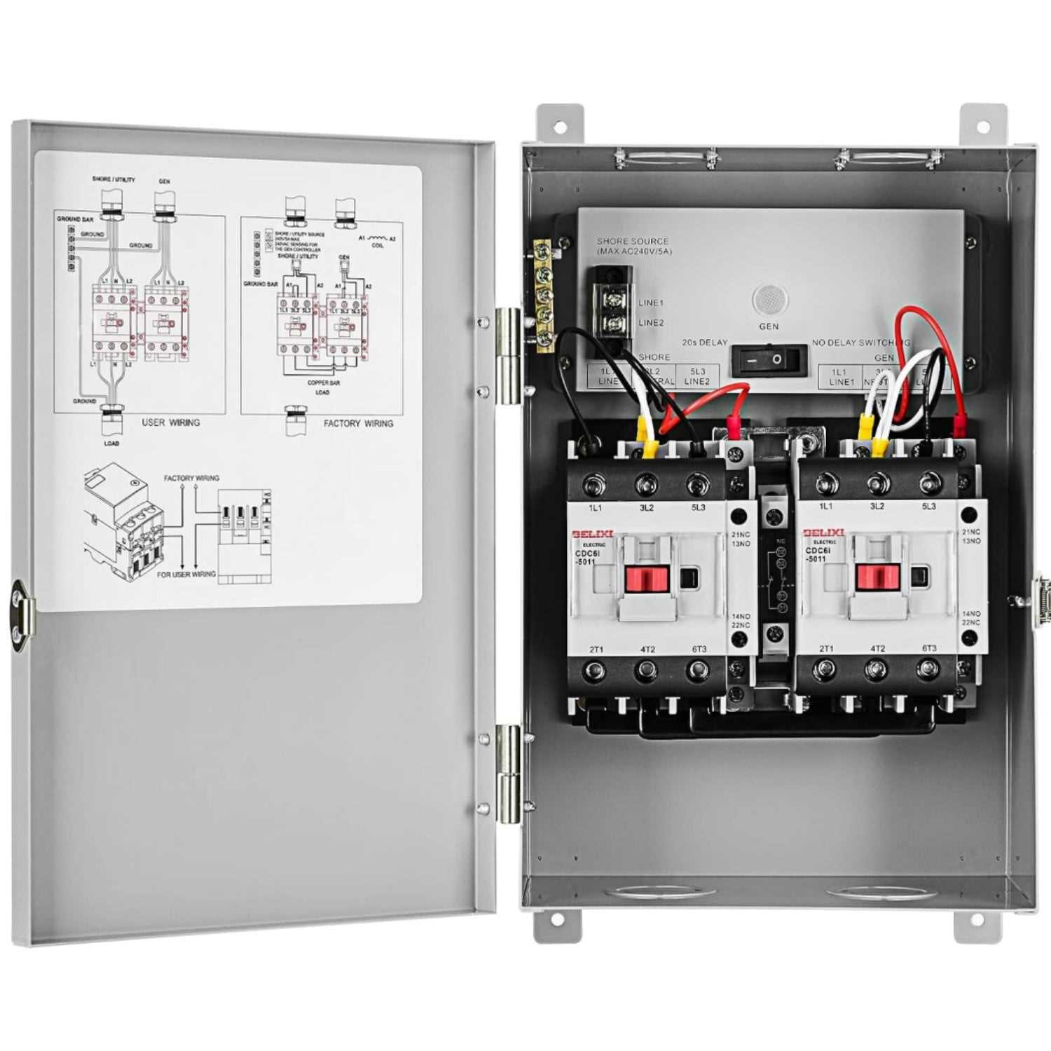 200 amp manual transfer switch wiring diagram