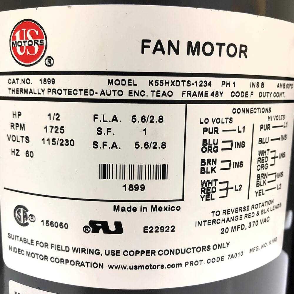 u.s. motors wiring diagram