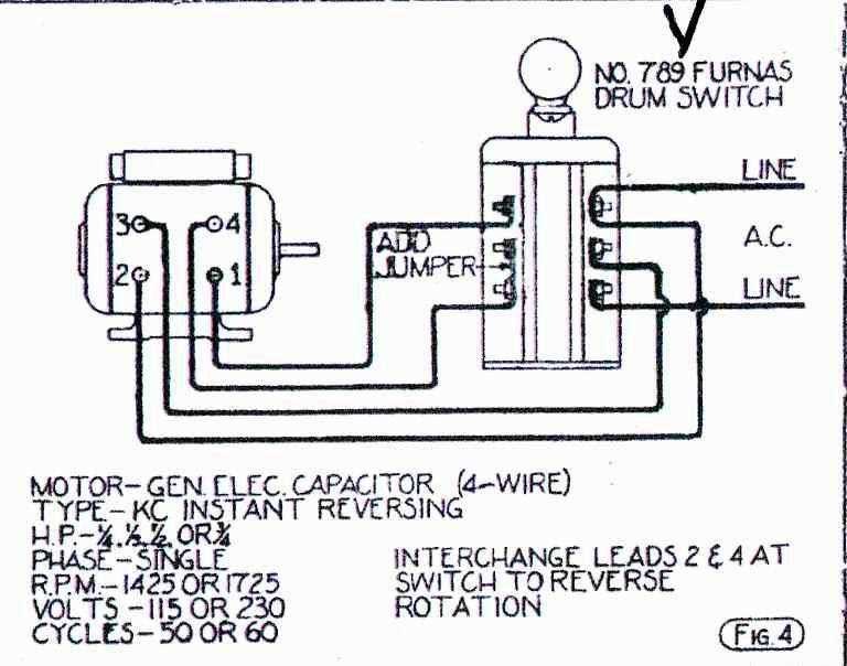 single phase forward reverse switch wiring diagram