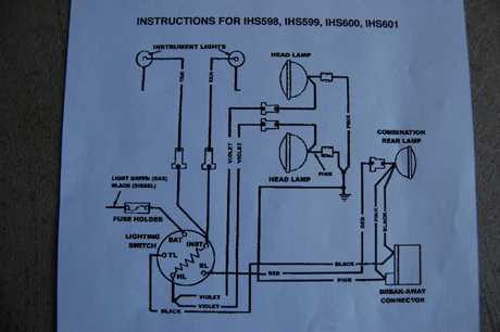 farmall cub wiring diagram 6 volt