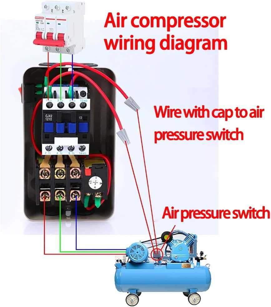 220 volt air compressor pressure switch wiring diagram