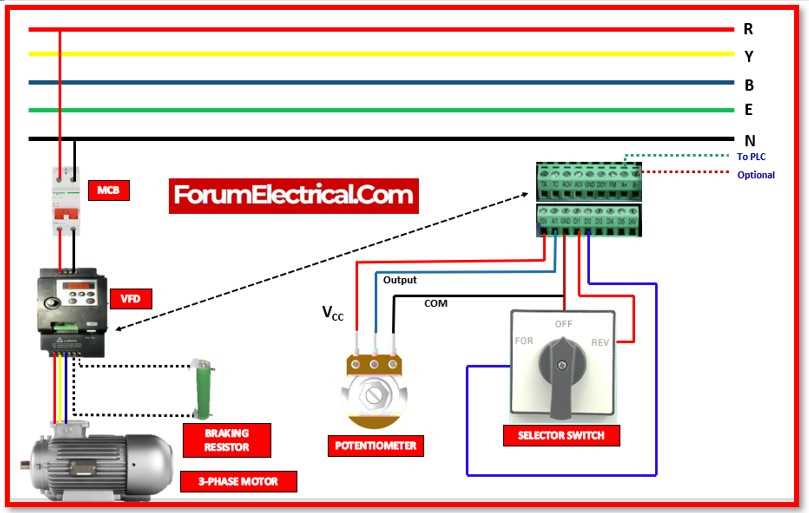 230v single phase wiring diagram