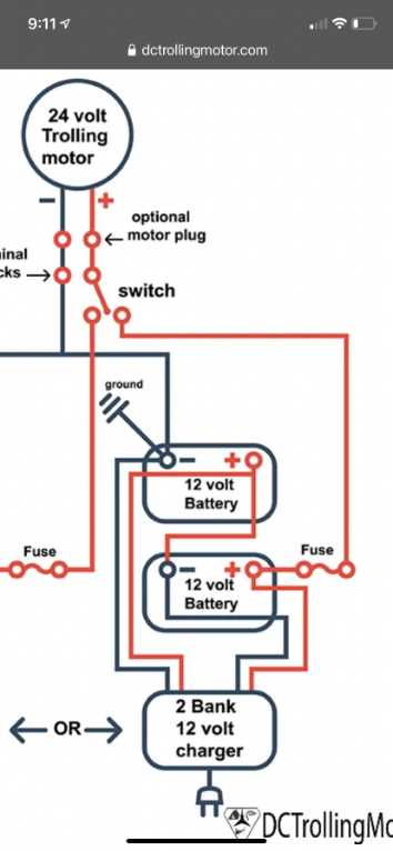 24 volt diagram trolling motor wiring